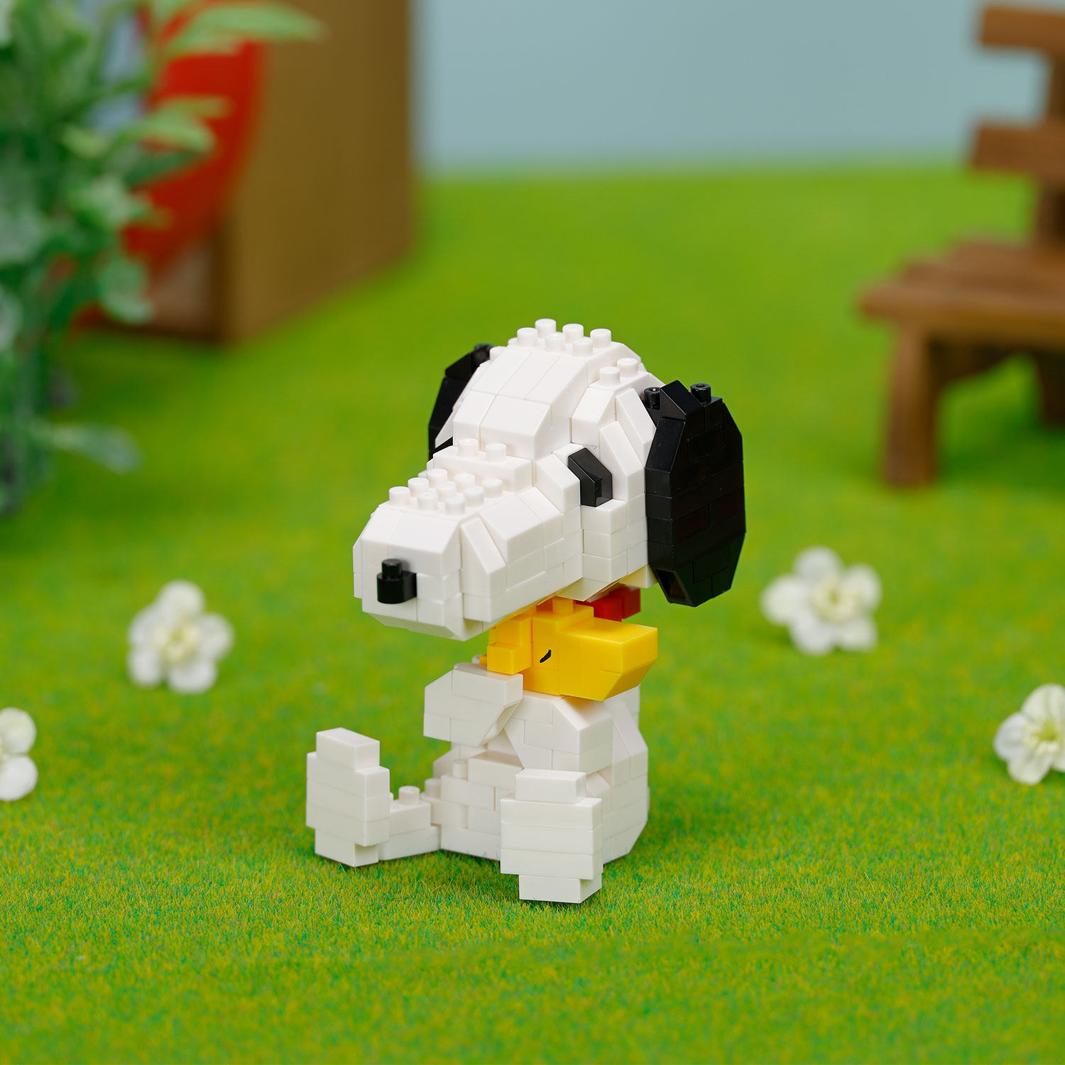 Building Block Mini - Nanoblock Peanuts Series Joe Cool, Kit