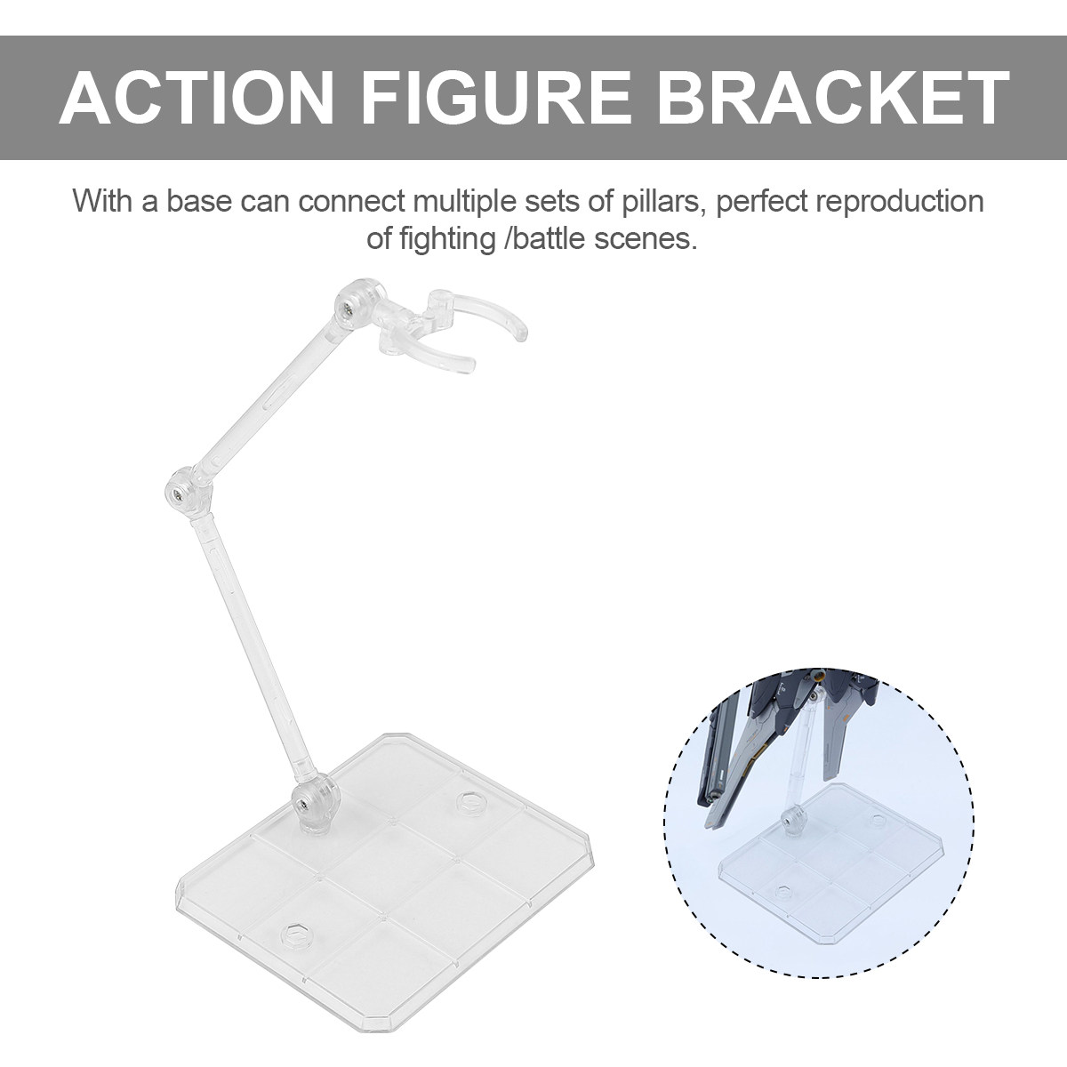 Action Figure Stand - 5 Soportes para Figuras de Acción,