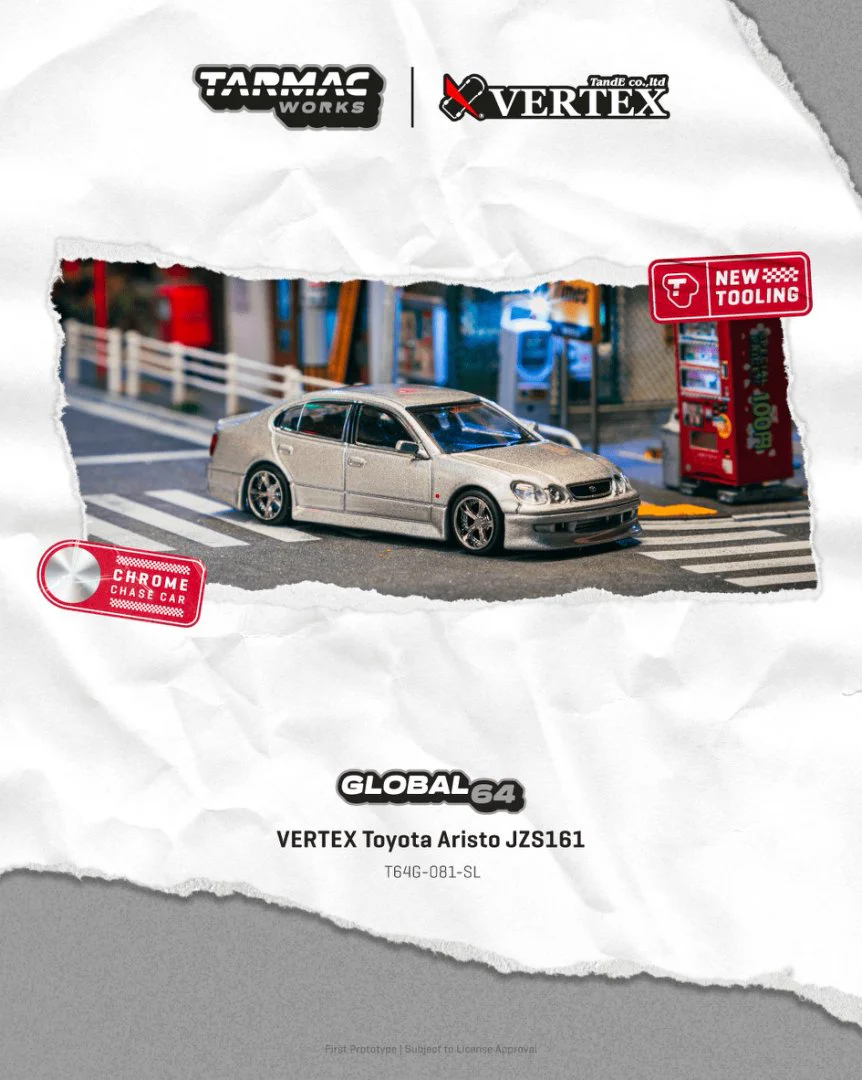 Tarmac Works 1:64 VERTEX Toyot - Die Cast Car 1 64 reseña y precio
