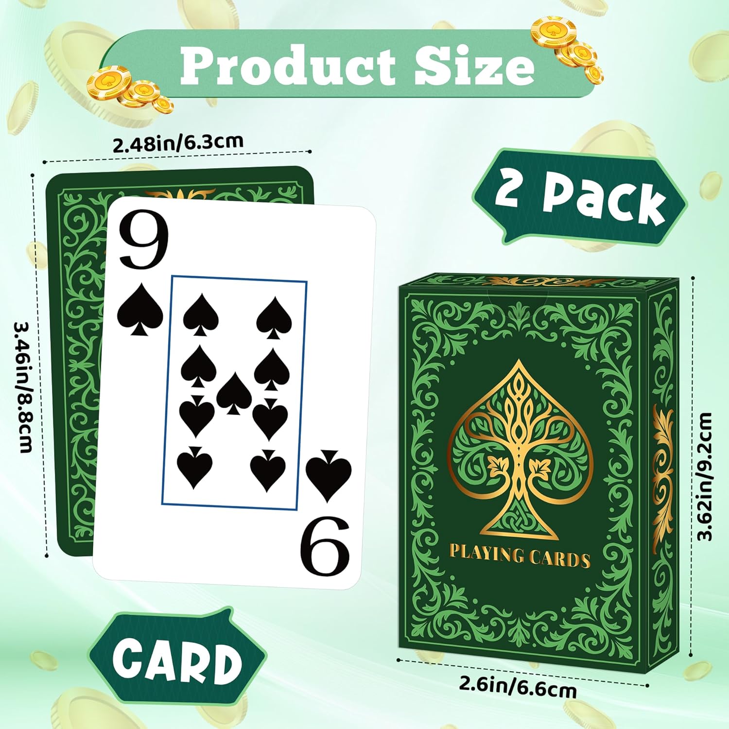 2 Paquetes de Cartas de Juego  - Graded Card Display reseña y precio