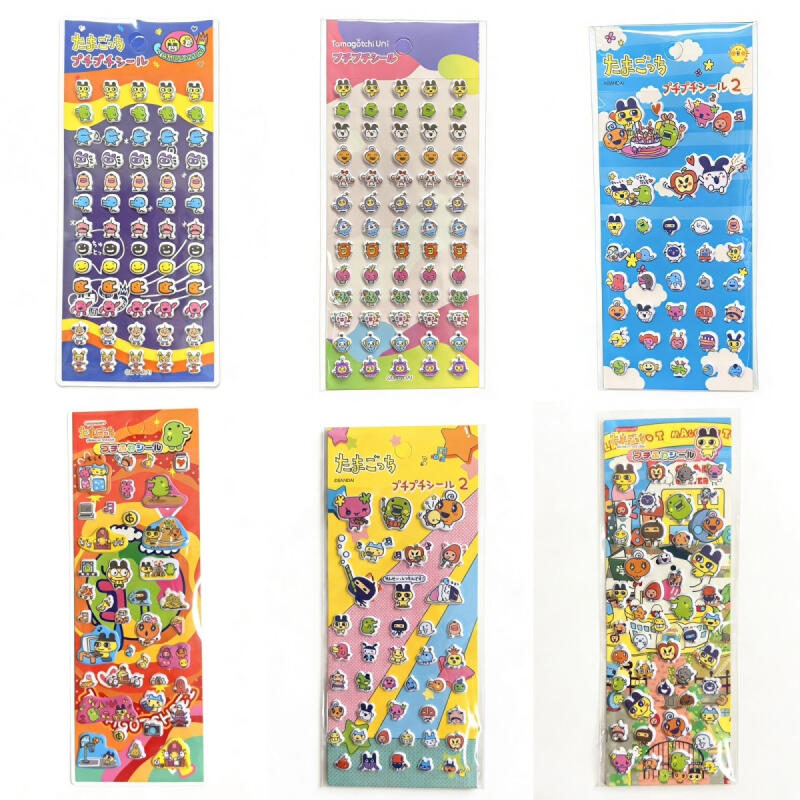 6 pegatinas de burbujas de dib - Bandai Model Tamagotchi reseña y precio